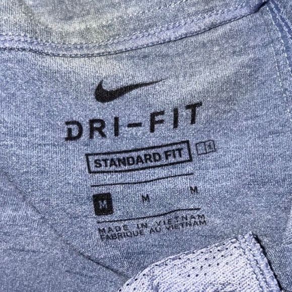 Nike Gray Standard Fit Dri Fit Joggers Size Medium - Picture 4 of 6